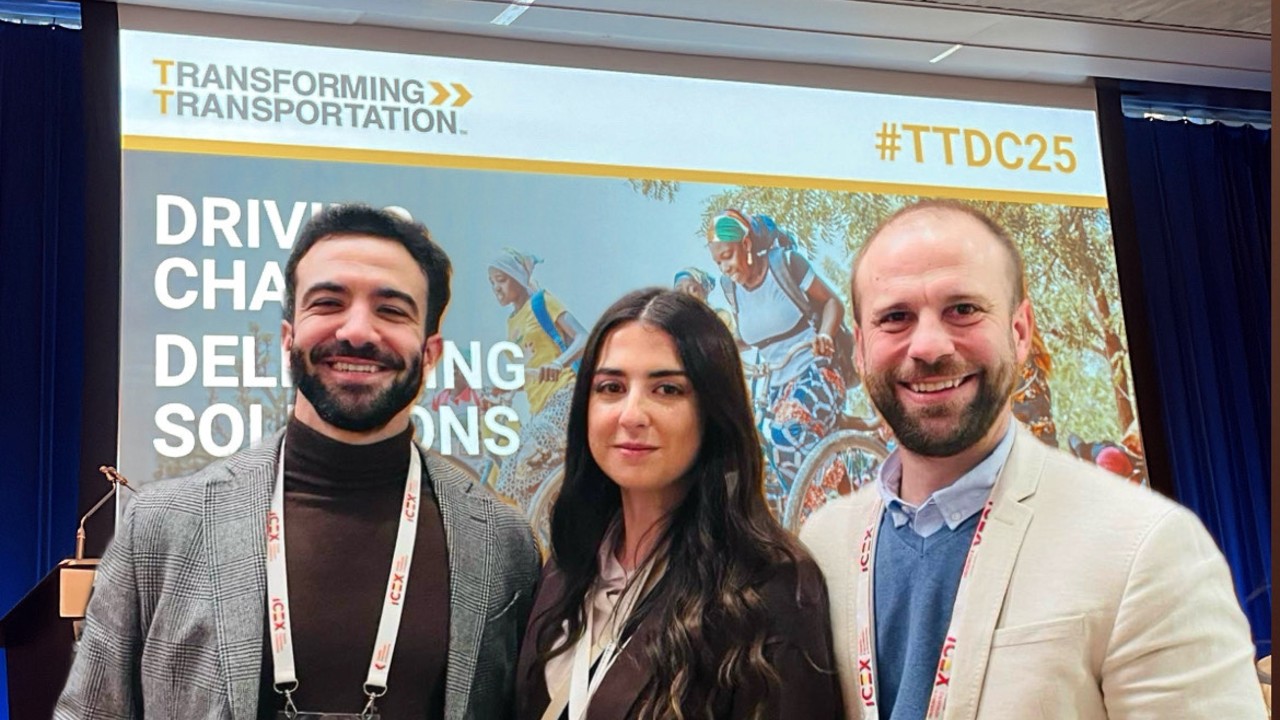 La red de becarios de internacionalización del Info acompaña a la empresa Navilens en el Foro Transforming Transportation en Washington y cierra una agenda de entrevistas con representantes del Banco Mundial