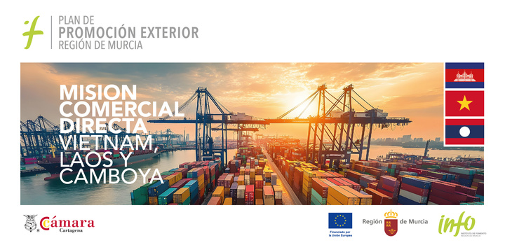 La Región se sitúa en el top diez de provincias exportadoras a países de la península de Indochina