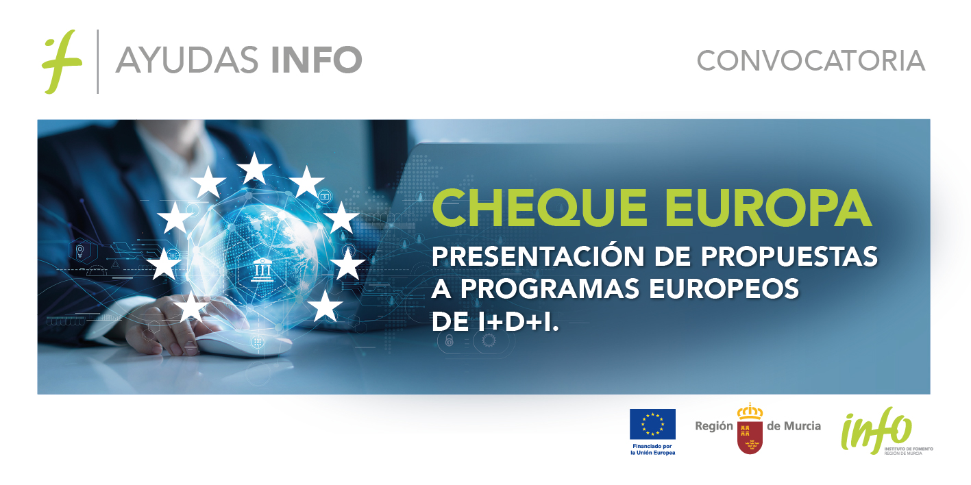 La nueva línea de ayudas de la Consejería de Empresa financia, hasta con 12.000 euros, los costes de preparación de propuestas para programas europeos de innovación, digitalización o sostenibilidad