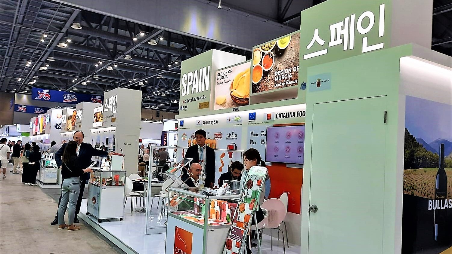 Nueve empresas de la Región venden sus productos en la feria de alimentación de Seúl