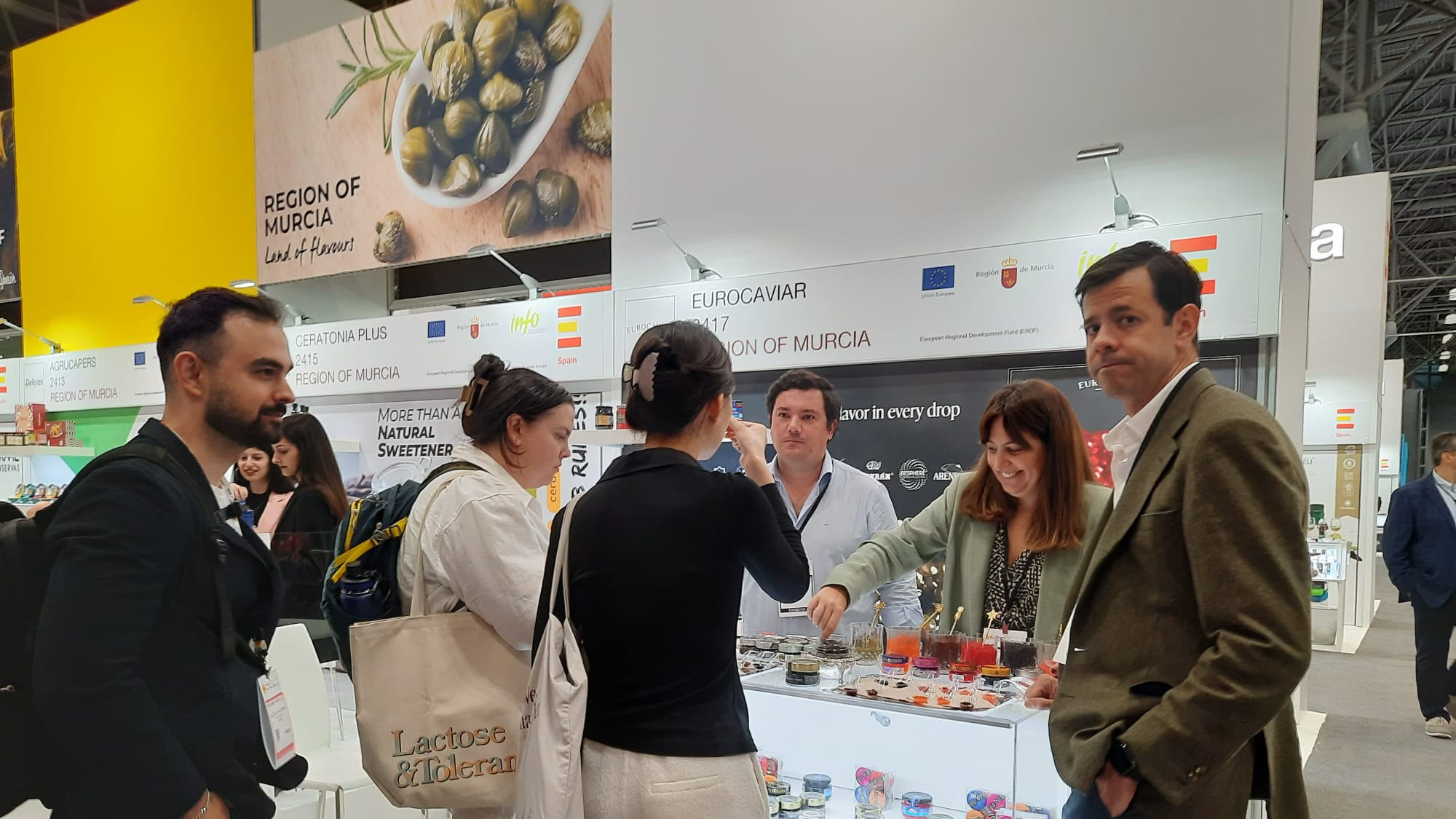 Estand de una de las empresas de la Región de Murcia