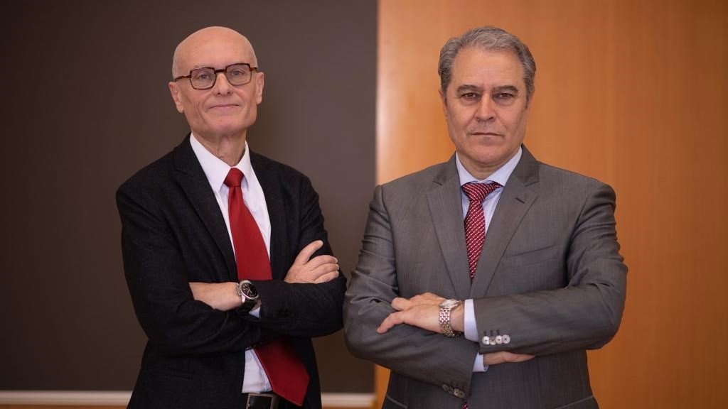 Toni Vilaplana, secretario general de Abiomur, y Joaquín Gómez, presidente.